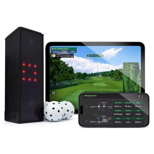 Square golf simulator - square,