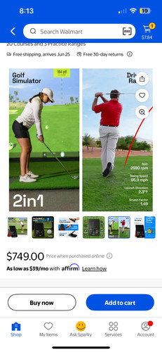 New golf simulator system - new, (in